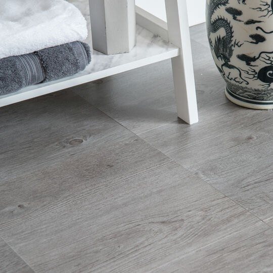 selbstklebende Bodenfliesen Grey Wood (11er Set) image number null